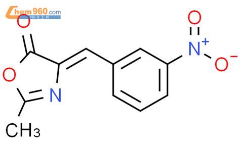 57731 07 4 5 4H Oxazolone 2 methyl 4 3 nitrophenyl methylene 化学式