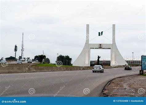 Abuja, NIGERIA - November 2, 2017: Abuja City Gate Monument Editorial Stock Photo - Image of ...