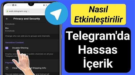 Telegram Da Hassas Erik Nas L A L R Android Ios Youtube