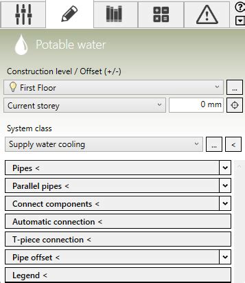 Connecting Components Potable Water Knowledge Base Revit Linear