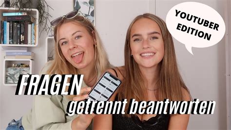 FRAGEN GETRENNT BEANTWORTEN Ft Anni Kennenlernen Ehrgeiz Yt