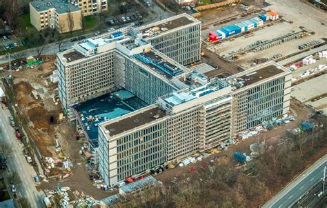 Bochum Aus Der Vogelperspektive Baustelle Zum Neubau Eines B Ro Und