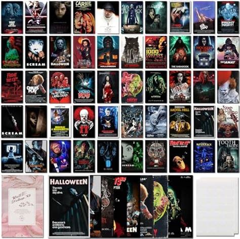 Horror Movie Collage Poster