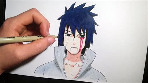 Sasuke Uchiha Speed Drawing Youtube