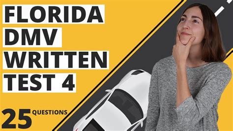 Florida Dmv Written Test 4 2024 25 Questions With Answers Youtube