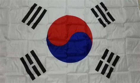 Sydkoreas Flagga Cm X Cm