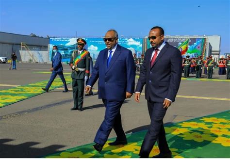 Djibouti’s President Ismail Omar Guelleh has arrived in Addis Ababa - Ethiopia