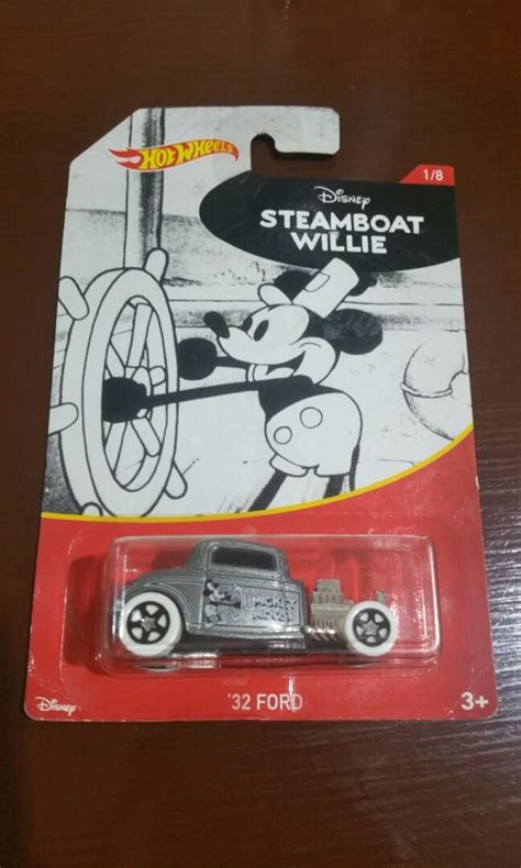 Hot Wheels Disney Mickey Steamboat Willie Hobbies Toys Toys Games