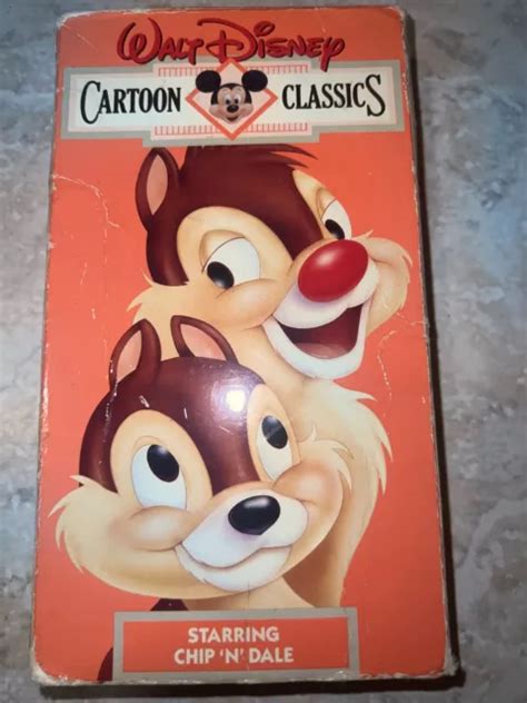 Cartoon Classics Starring Chipndale Walt Disney Vhs Eur 565