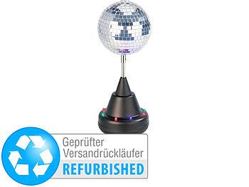 Lunartec Farbwechsel Led Discokugel Mit Motor Und St Nder