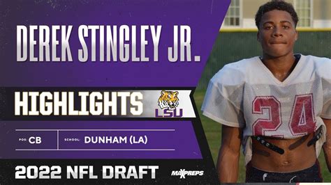 Houston Texans Derek Stingley High School Football Highlights Youtube