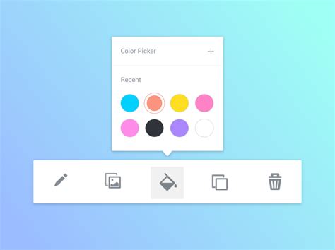 Background Color Picker Tool by Christina Zouras on Dribbble