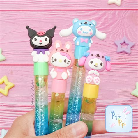 Jual Pena Glitter Air Sanrio Pulpen Bolpoint Pen Pulpen Tinta Pen