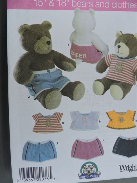 Teddy Bear Tall Bears Doll And Clothing Shirt Shorts Clothes