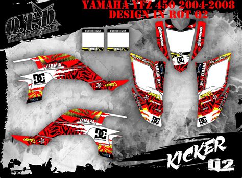 Scrub Dekor Kit Atv Yamaha Yfz Graphic Kit Kicker B Ebay