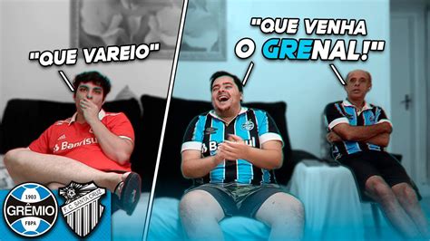 GREMISTA COLORADO REAGINDO A GRÊMIO 6x2 SANTA CRUZ GAUCHÃO 2024