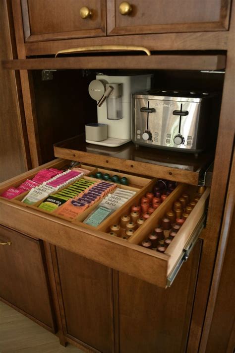 Hidden Small Appliance Storage In The Kitchen Brepurposed