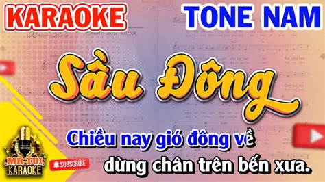 Karaoke I S U Ng I Tone Nam Dm Nh C S Ng I Karaoke Mr Tui Youtube