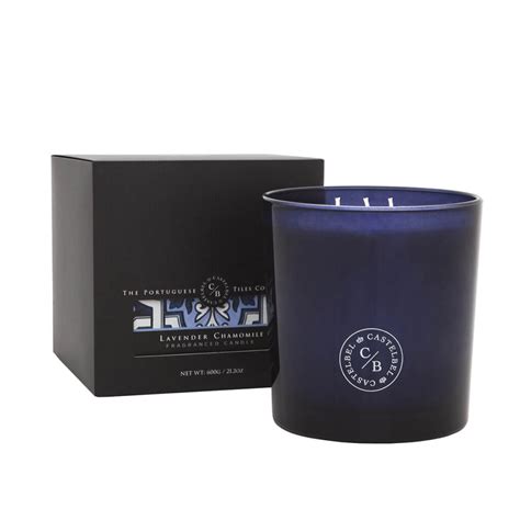 Lavender Chamomile Aromatic 3 Wick Candle 600g Castelbel