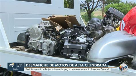 Polícia Fecha Desmanche Ilegal De Motos De Alta Cilindrada E Prende