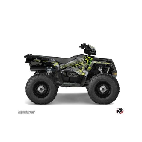 Kit Déco Quad Evil Polaris 570 Sportsman Forest Gris Vert