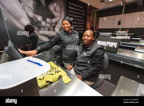 JOHANNESBURG SOUTH AFRICA Aug 16 2021 A Closeup Of Saleswomen In