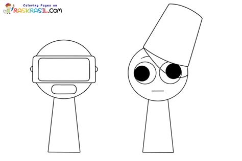 Sprunki Incredibox Coloring Pages 5 Printable For Free Download