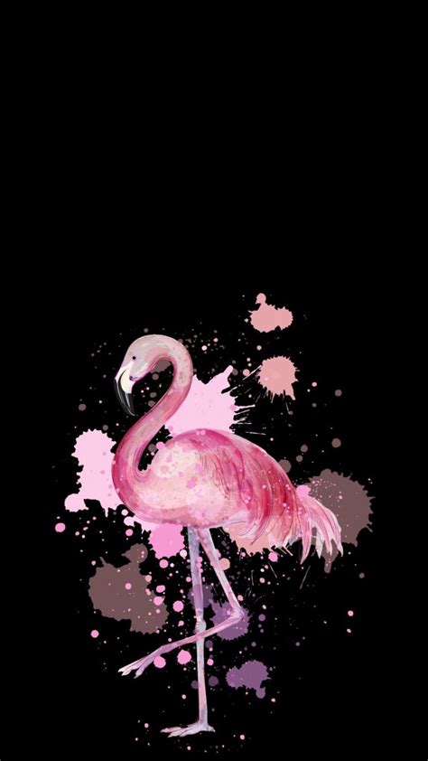 Pin de Dezaray Johnson em Wallpapers | Papel de parede flamingo ...