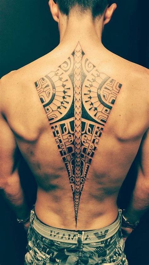 Tatouage Homme Dos Polynesien