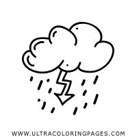 Dibujo De Lluvia Para Colorear Ultra Coloring Pages