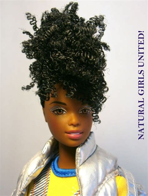 I Love Black Barbie Natural Hair Doll Black Barbie Beautiful Barbie