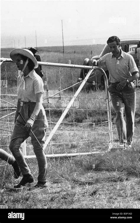 Princess Margaret and Group Captain Peter Townsend photographed at ...