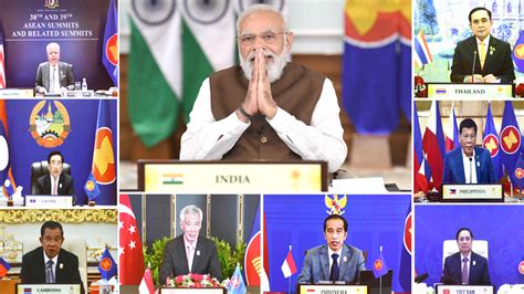 Pm Modi Participates 18th Asean India Summit Virtually