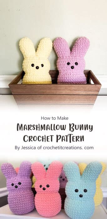 Marshmallow Bunny Free Crochet Pattern Ideas Crafting Your Easter