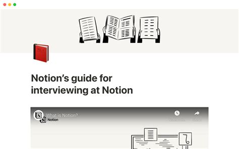 Notion Template Gallery Notions Guide For Interviewing At Notion