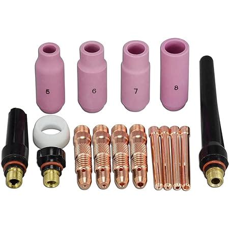 Tig Collet Body Boquillas De Cer Mica Tig Back Cap Kit Fit Sr Db Wp