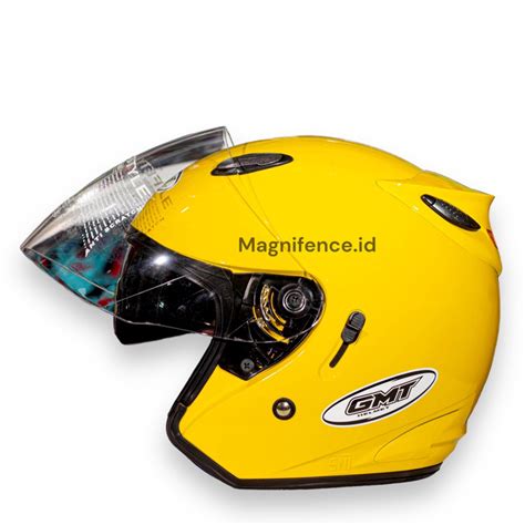 Jual Helm Half Face Gmt Original Double Visor Helem Motor Sni Murah