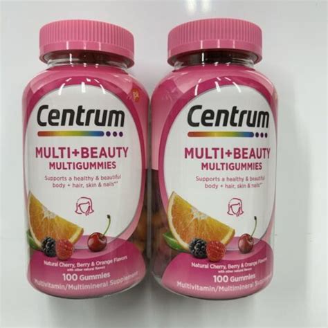 Centrum Multigummies Multi Beauty Dual Action Multivitamin 2 Pack