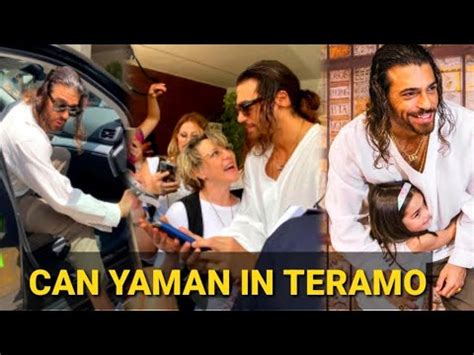 Can Yaman In Teramo For Break The Wall Tour Youtube