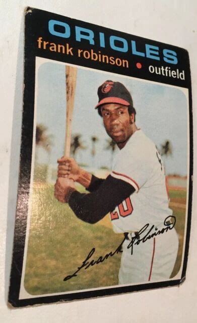 1971 Topps 640 Frank Robinson Orioles Baseball Card VG Condition EBay