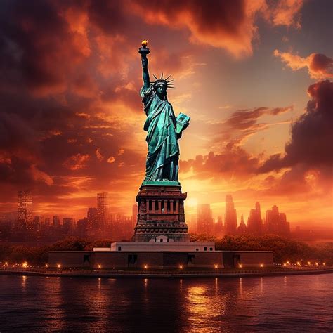 Premium Photo The Statue Of Liberty