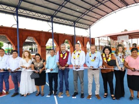 Inauguran Remodelaci N Del Parque Central De Acala