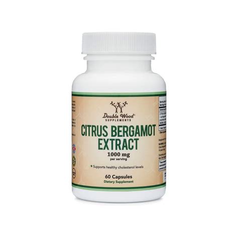 Citrus Bergamot Supplement Only Patented Clinically Proven Bergamot