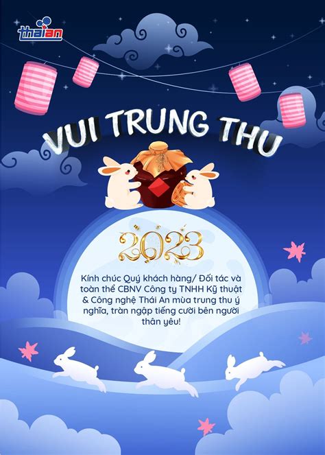 Thiết bị Thái An chúc mừng Tết Trung Thu 2023