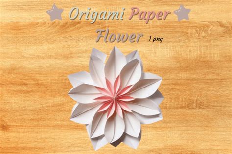 19 Origami Paper Flower Designs & Graphics