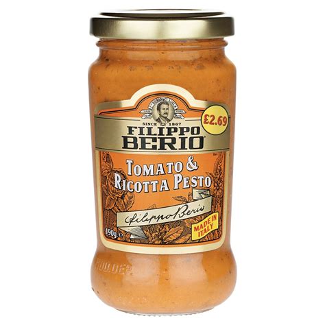 Filippo Berio Tomato Ricotta Pesto 190g Bestway Wholesale