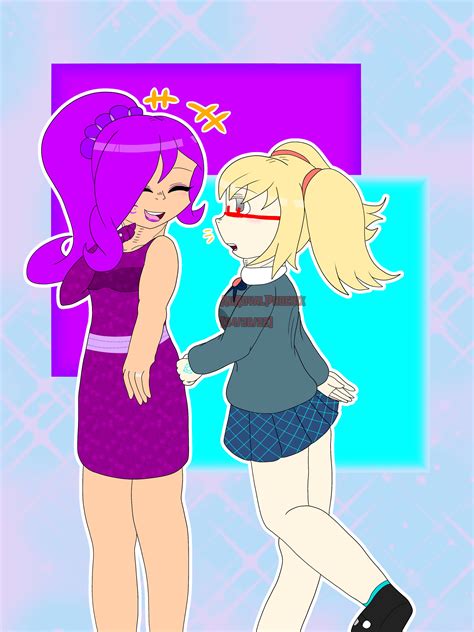 Violet And Miki By Auroyalphoenix On Itaku