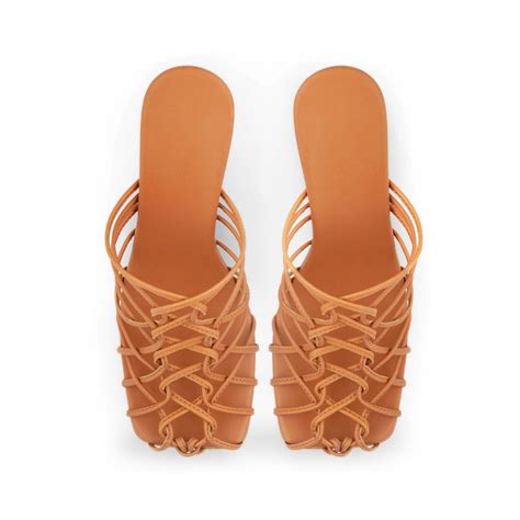 Buy Zori World Eazy Solid Front Mesh Nude High Heels Online