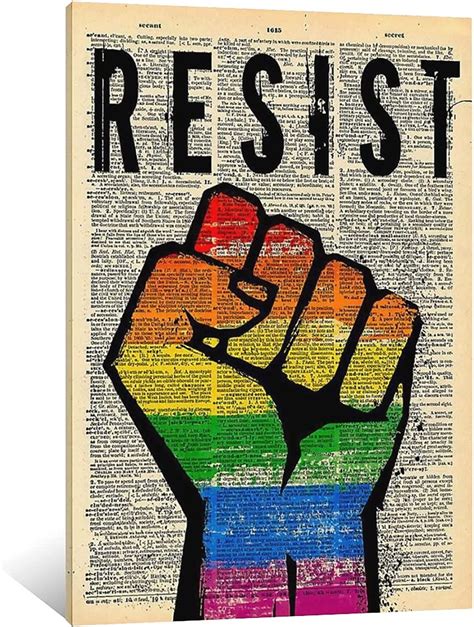 Amazon Lgbtqia Resist For Their Rights Lgbtqia Arte De Pared