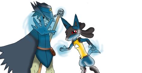 Lucario and Sir Aaron by GracietheHalfwolf16 on DeviantArt